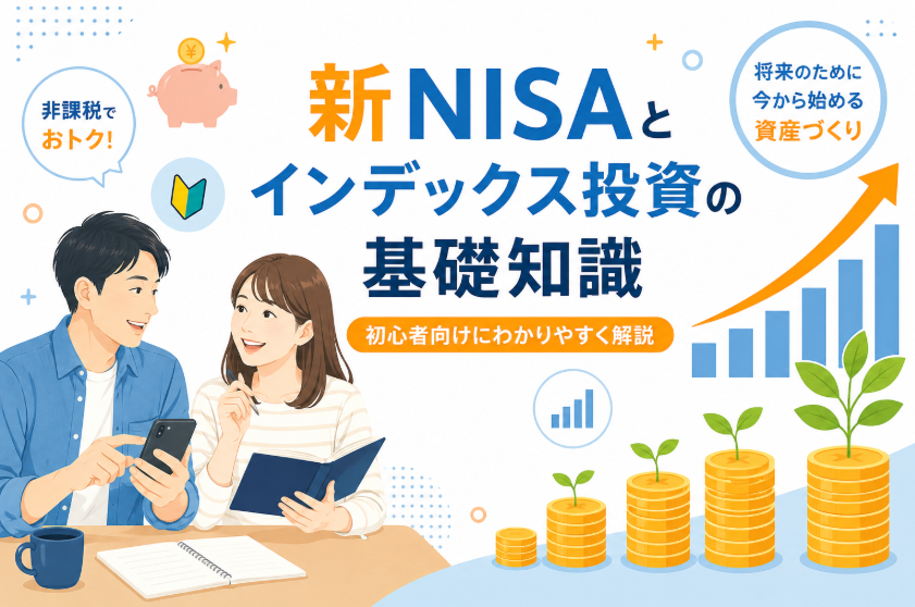 新NISAとインデックス投資の基礎知識｜初心者向けにわかりやすく解説